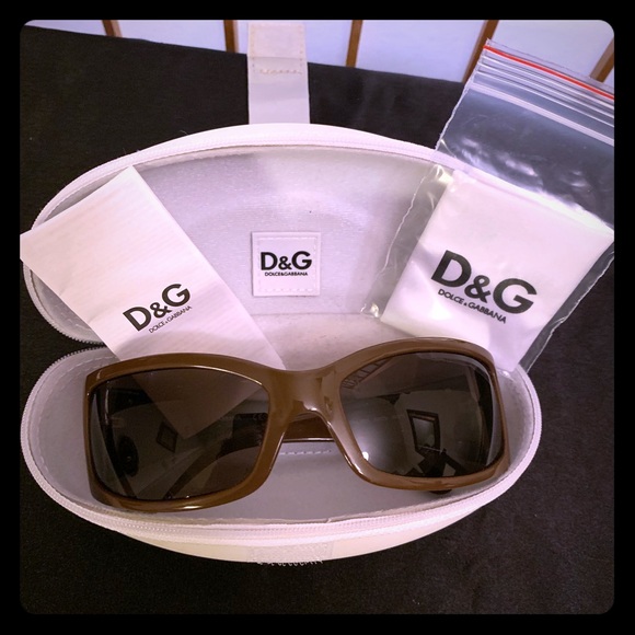 Dolce & Gabbana Accessories - DOLCE & GABBANA D&G BROWN SUNGLASSES